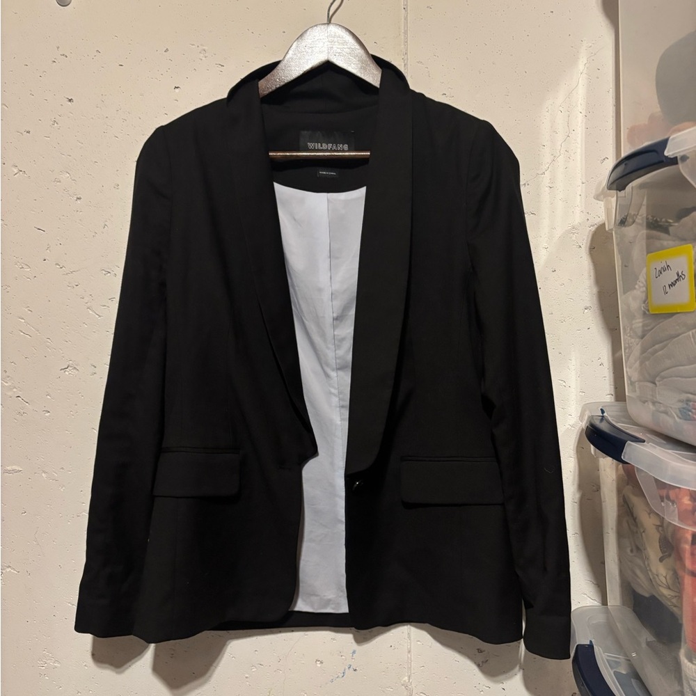 Wildfang Classic Black Blazer
